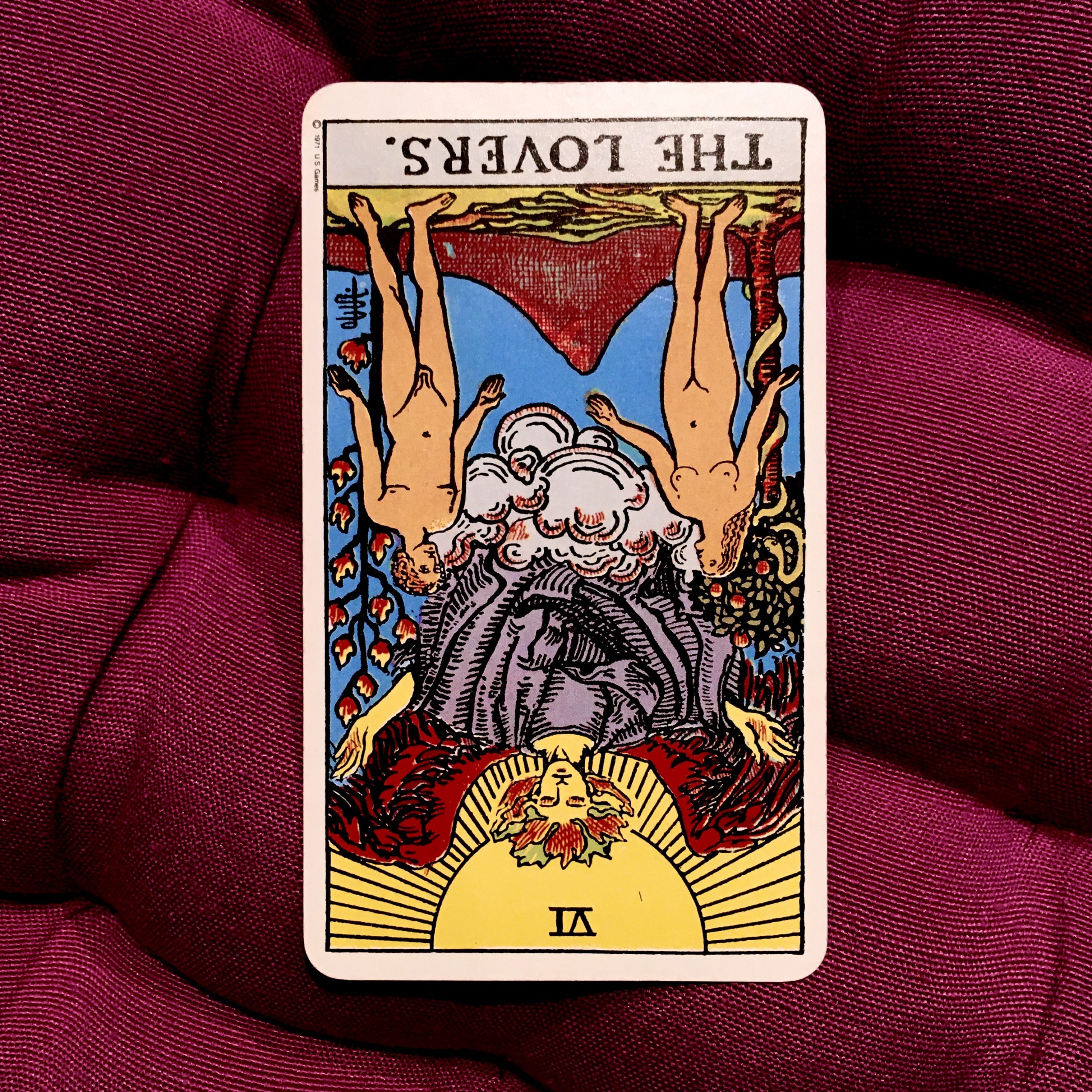 the lovers tarot card